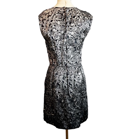 Lanvin Silk Blend Diamond Print Dress - Picture 4 of 16
